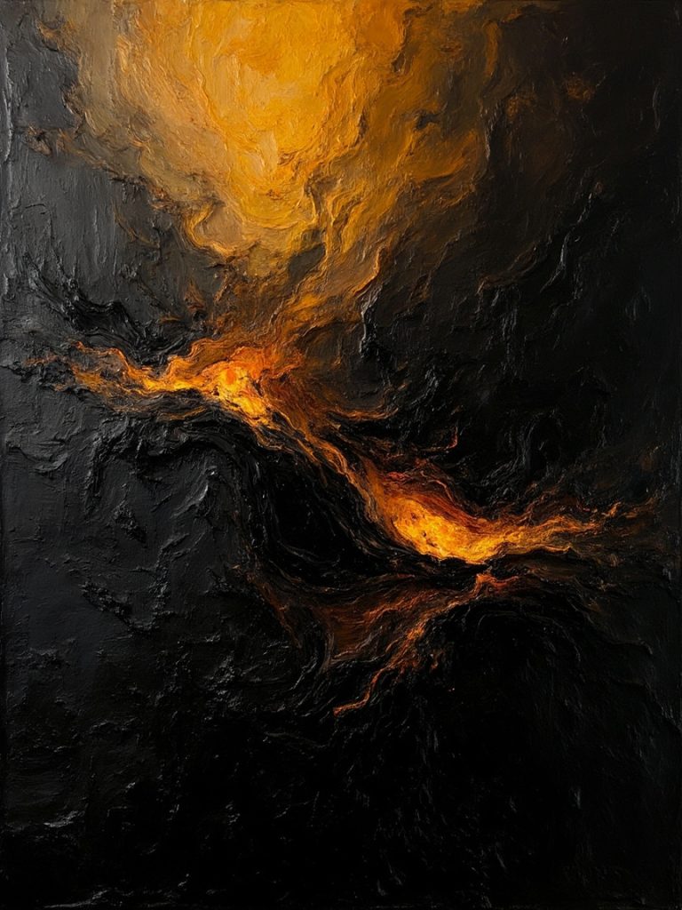 Nocturne in Umber — AI-generated artwork